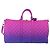 LOUIS VUITTON Taurillon Illusion Keepall Bandouliere 50 M59713 LV Auth 167272SM Rosa Monogramma - vista 2