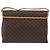 Céline CELINE Macadam Canvas Schultertasche PVC Leder Braun Gold Authentisch am11484A Golden - vista 2