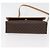 Céline CELINE Macadam Canvas Schultertasche PVC Leder Braun Gold Authentisch am11484A Golden - vista 5