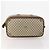 GUCCI GG Supreme Web Sherry Line Boston Bag PVC Beige Oro Autentica ar13893 D'oro - vista 5