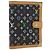 LOUIS VUITTON Monogram Multicolor Agenda PM Day Cover Black R20895 Auth bs35086A Nero