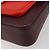 Borsa a tracolla FENDI Chain Baguette in pelle rossa argento Auth 177969A Rosso - vista 14