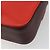 Borsa a tracolla FENDI Chain Baguette in pelle rossa argento Auth 177969A Rosso - vista 16