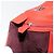 Borsa a tracolla FENDI Chain Baguette in pelle rossa argento Auth 177969A Rosso - vista 22
