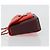 Borsa a tracolla FENDI Chain Baguette in pelle rossa argento Auth 177969A Rosso - vista 4