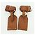 LOUIS VUITTON Powanie Name Tag Leather 10set Beige LV Auth 167214 - vista 7