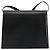 Sac à bandoulière Christian Dior en cuir noir et or Auth 177312 Doré - vue 2