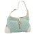 Borsa a Spalla Jackie GG Canvas GUCCI Azzurro Oro 001 4057 Auth 177714 D'oro Blu chiaro
