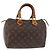 LOUIS VUITTON Borsa Monogram Speedy 25 M41528 LV Auth 168849 Monogramma