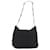 Borsa a Spalla PRADA Nylon Nero Argento Auth bs34797
