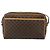 16 Céline CELINE Macadam Canvas Schultertasche PVC Leder Braun Gold Authentisch fm5323 Golden - Ansicht 2