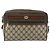 Borsa GUCCI GG Supreme Web Sherry Line PVC Beige Oro 119 02 088 Auth 178473 D'oro - vista 13