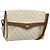 Borsa a Spalla GUCCI GG Supreme PVC Bianco Oro 904 02 084 Auth 178115 D'oro