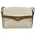 Borsa a Spalla GUCCI GG Supreme PVC Bianco Oro 904 02 084 Auth 178115 D'oro - vista 13