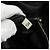 PRADA Tote Bag Leder Schwarz Silber Auth 178161 - Ansicht 12