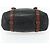 PRADA Tote Bag Leder Schwarz Silber Auth 178161 - Ansicht 5