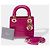 Borsa Lady Dior Crocodile Rosa - 103491 - vista 2