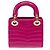Borsa Lady Dior Crocodile Rosa - 103491 - vista 4