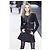 Chanel Mini gonna svasata in tweed con paillettes Fall 2002 Nero - vista 2
