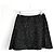 Chanel Mini gonna svasata in tweed con paillettes Fall 2002 Nero - vista 5