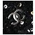 Chanel Mini gonna svasata in tweed con paillettes Fall 2002 Nero - vista 6