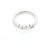 Anello Cartier Lanieres 1P Diamond Band in oro bianco 18K - vista 9