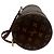 Louis Vuitton Papillon Mini Boston Tasche aus Leder Braun - Ansicht 5
