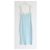 Alessandra Rich Vestido Midi de Punto Rayado Turquesa - vista 5