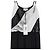 Mono American Retro con lentejuelas Negro Metálico - vista 4