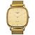 Relógio Longines de Quartzo Dourado Quadrado