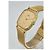 Relógio Longines de Quartzo Dourado Quadrado - vista 4