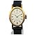 Omega De Ville vergoldete Damenuhr Schwarz Golden