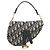 Borsa Christian Dior DIOR Mini Saddle Blu navy