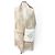 Stola in cashmere e pelliccia di visone beige Louis Vuitton - vista 4