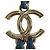 Collana a Doppia Catena con Logo Coco di Chanel Blu - vista 4