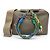 Prada Schultertasche aus Vitello Daino Leder Grau