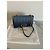 Borsa Dior Caro in pelle blu degradé - vista 4