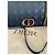 Borsa Dior Caro in pelle blu degradé - vista 5