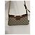 Gucci Borsa Padlock in tela GG Supreme e pelle Marrone Beige - vista 7