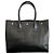 Saint Laurent Rive Gauche Borsa Tote in Pelle Nera Nero
