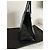 Saint Laurent Rive Gauche Borsa Tote in Pelle Nera Nero - vista 7