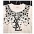 Saint Laurent YSL Constellation T-Shirt Schwarz Weiß - Ansicht 7