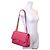 Borsa a tracolla Chanel Double Flap in agnello rosa - vista 11
