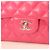 Borsa a tracolla Chanel Double Flap in agnello rosa - vista 6