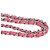 Borsa a tracolla Chanel Double Flap in agnello rosa - vista 7