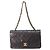Timeless Borsa a tracolla Chanel A01112 in pelle di agnello nera Nero