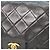 Timeless Borsa a tracolla Chanel A01112 in pelle di agnello nera Nero - vista 7