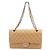 Borsa a tracolla Chanel A01112 in pelle caviar matelassé beige