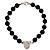 Tiffany & Co Bracciale Tiffany Heart Knock Onyx Nero Argento