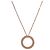 Collana Love Circle in oro rosa 18K Cartier